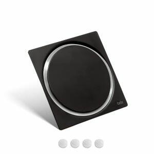 Ralo Click Inteligente de Banheiro 10x10 cm (Inox Preto Fosco) - Outlet