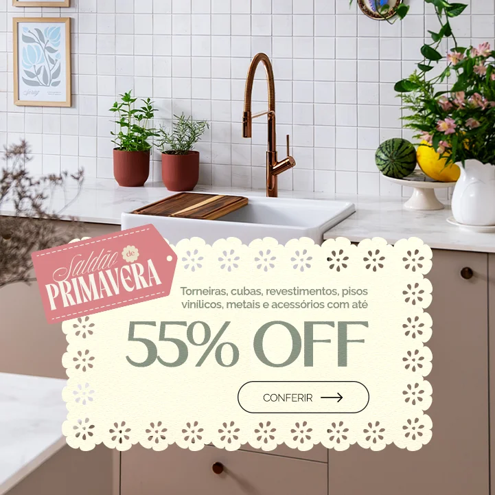 Banner Produtos com até 55% de desconto