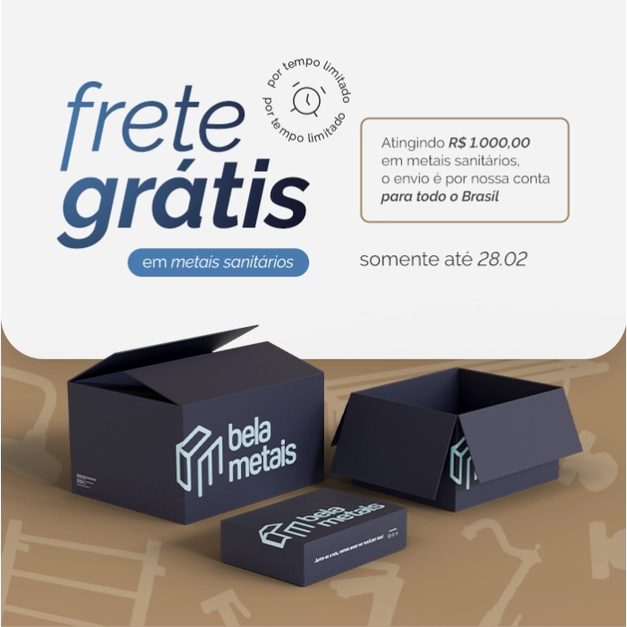 FRETE GR&Aacute;TIS FEV/26