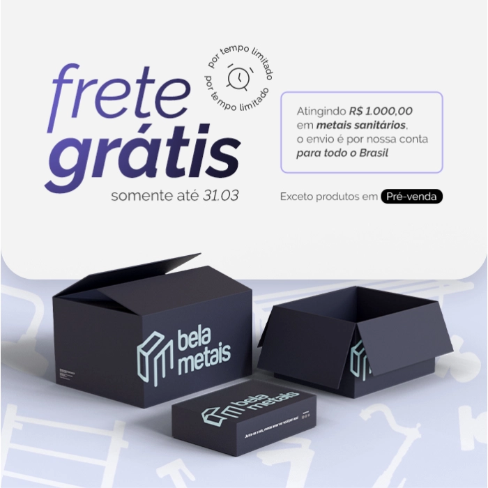 FRETE GR&Aacute;TIS MAR/26