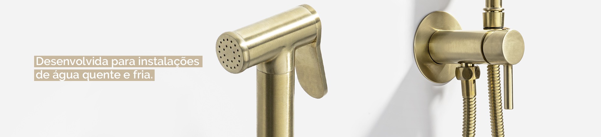 Ducha Higiênica Dore Dourada