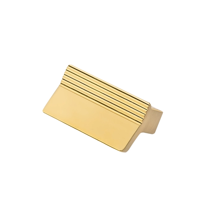 Puxador para Móvel Alça Sobrepor 32 mm Zamac (Troia Dourado Fosco