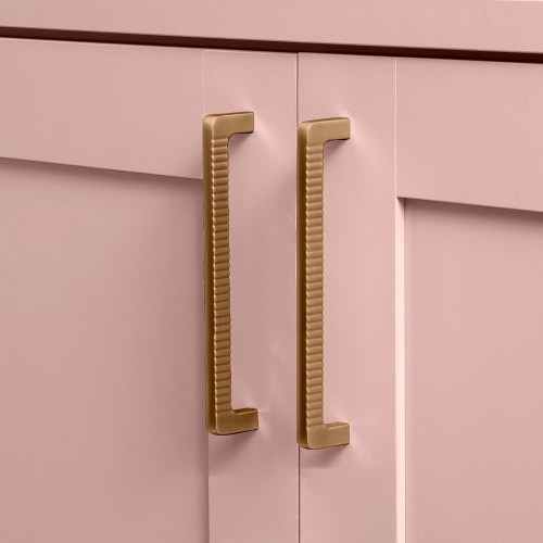 Puxador para Móvel Alça Sobrepor 192 mm Zamac (Petra Rosé Gold Fosco) Produto Puxador para Móvel Alça Sobrepor 192 mm Zamac (Petra Rosé Gold Fosco)