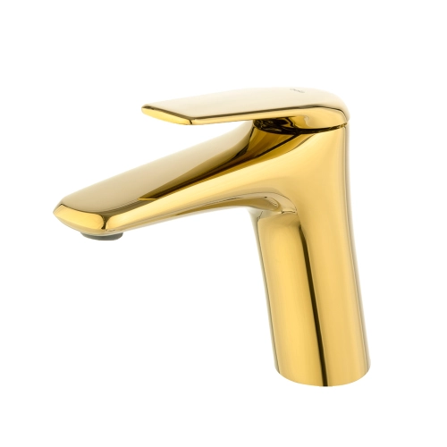 Torneira Monocomando Baixa para Banheiro (Beni Dourada) - Outlet