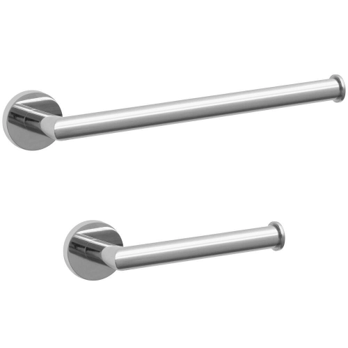 Kit de Acess&oacute;rios para Lavabo Top Inox (Monet Cromado)