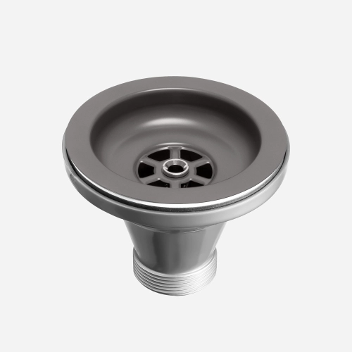 Válvula Inox para Cuba Cozinha 4 1/2" com Tampa (Cinza Fosca) - Outlet Produto Válvula Inox para Cuba Cozinha 4 1/2" com Tampa (Cinza Fosca) - Outlet