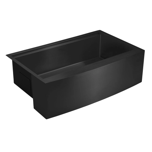 Cuba Fazenda Workstation de Cozinha Inox 84x53 cm (Narita Preta Fosca)