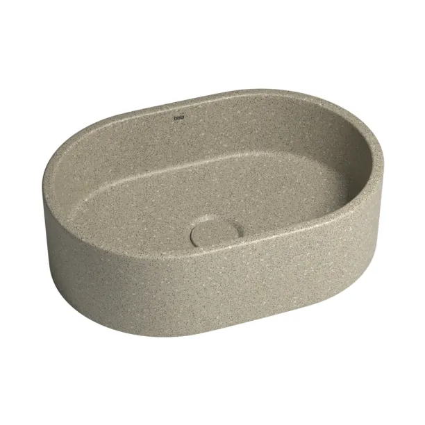 Cuba de Banheiro Concreto Apoio Elipse 40 cm (Francs Granilite Fóssil) Produto Cuba de Banheiro Concreto Apoio Elipse 40 cm (Francs Granilite Fóssil)