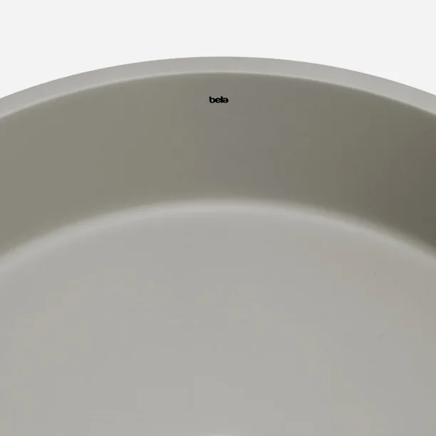 Produto Cuba de Banheiro Concreto Apoio Redonda 39 cm (Oso Marfim)