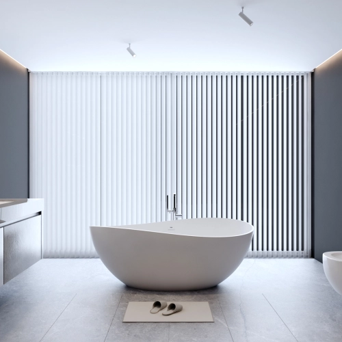 Produto Banheira de Imersão Solid Surface 160 cm (Bremen Branca)