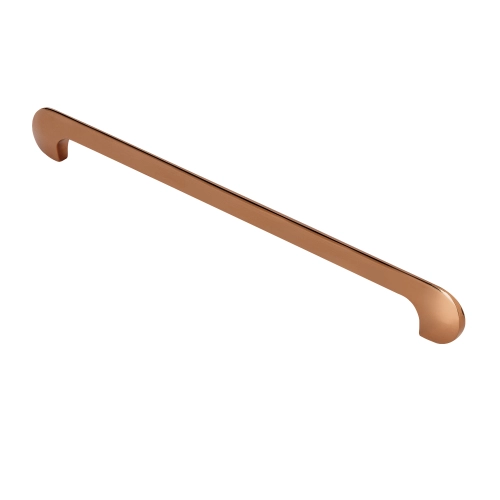 Puxador para Móvel Alça Sobrepor 256 mm Zamac (Pompeia Rosé Gold) Produto Puxador para Móvel Alça Sobrepor 256 mm Zamac (Pompeia Rosé Gold)