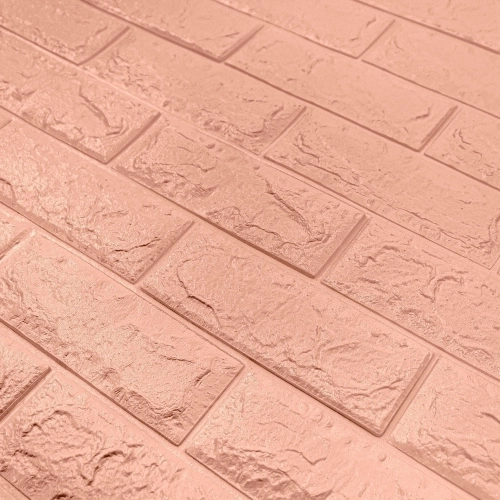 Painel 3D Tijolo Adesivo 70x77x0,5 cm (Terracota) Produto Painel 3D Tijolo Adesivo 70x77x0,5 cm (Terracota)
