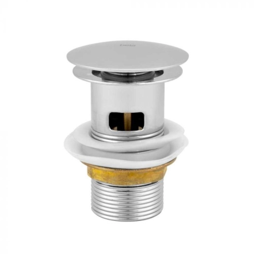 V&aacute;lvula Click de Inox para Cubas com Ladr&atilde;o (Cromada)