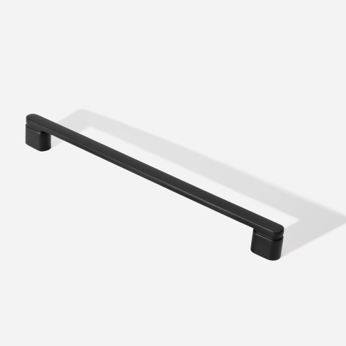 Puxador para Móvel Alça Sobrepor 224 mm Zamac (Memphis Preto Fosco) Produto Puxador para Móvel Alça Sobrepor 224 mm Zamac (Memphis Preto Fosco)