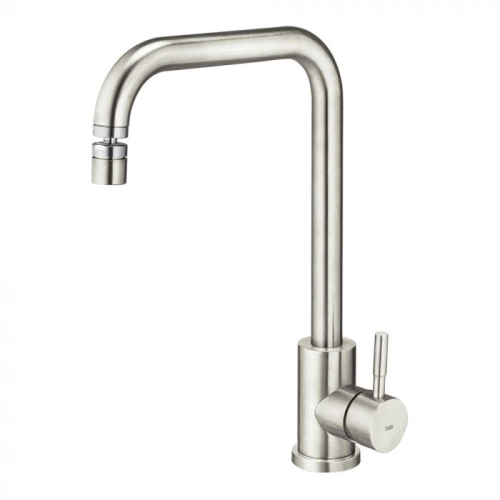 Torneira Monocomando Girat&oacute;ria de Cozinha Inox (Malta Escovada)