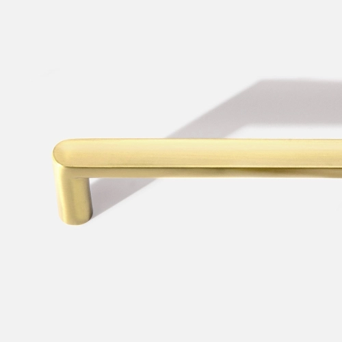 Puxador para Móvel Alça Sobrepor 224 mm Zamac (Cartago Ouro Fosco) - Outlet Produto Puxador para Móvel Alça Sobrepor 224 mm Zamac (Cartago Ouro Fosco) - Outlet