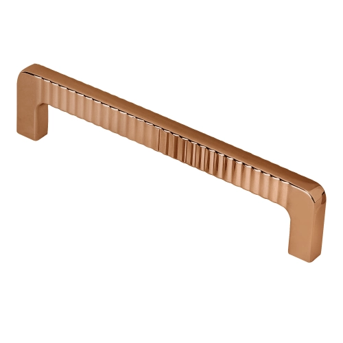 Puxador para Móvel Alça Sobrepor 128 mm Zamac (Petra Rosé Gold) Produto Puxador para Móvel Alça Sobrepor 128 mm Zamac (Petra Rosé Gold)