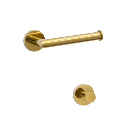 Kit de Acess&oacute;rios para Lavabo Inox (Monet Dourado)