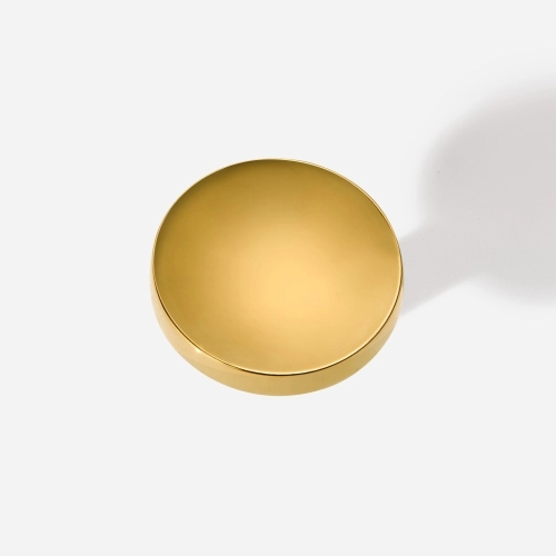 Puxador para Móvel Ponto Zamac (Cartago Dourado) Produto Puxador para Móvel Ponto Zamac (Cartago Dourado)
