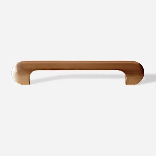 Puxador para Móvel Alça Sobrepor 128 mm Zamac (Pompeia Rosé Gold Fosco) Produto Puxador para Móvel Alça Sobrepor 128 mm Zamac (Pompeia Rosé Gold Fosco)