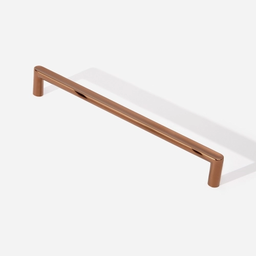 Puxador para Móvel Alça Sobrepor 192 mm Zamac (Cartago Rosé Gold) - Outlet Produto Puxador para Móvel Alça Sobrepor 192 mm Zamac (Cartago Rosé Gold) - Outlet