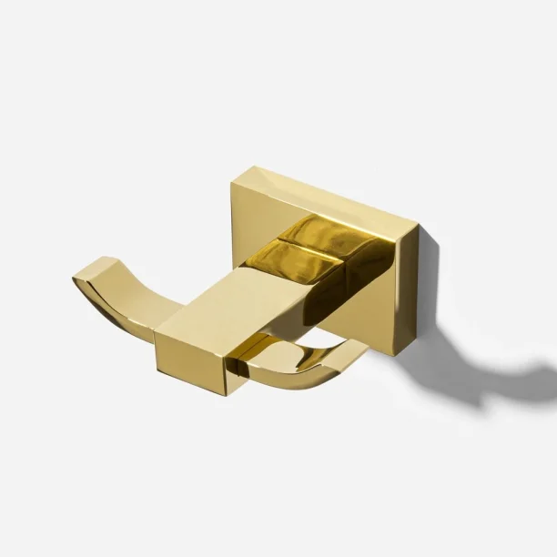 Produto Cabide com Gancho Duplo (Mondrian Dourado)