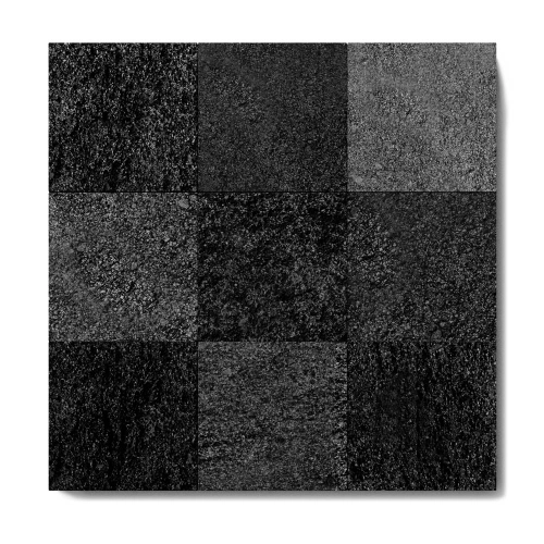 Pedra Hitam Lisa 10x10 cm - m&sup2;