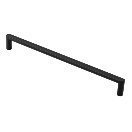 Puxador para Móvel Alça Sobrepor 224 mm Zamac (Cartago Preto Fosco) Produto Puxador para Móvel Alça Sobrepor 224 mm Zamac (Cartago Preto Fosco)