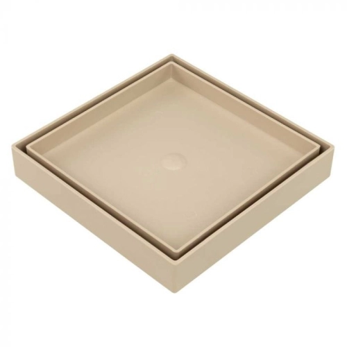 Ralo Oculto Invis&iacute;vel com Encaixe Universal (Bege)