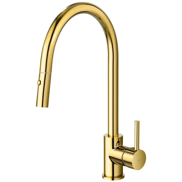 Produto Torneira Monocomando Gourmet de Cozinha (Barbados Dourada) - Outlet
