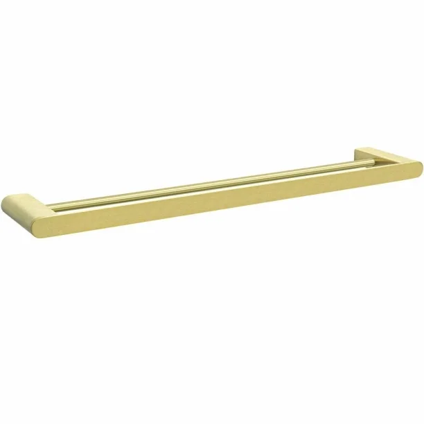 Produto Porta Toalhas Duplo Inox (Picasso Dourado Fosco) - Outlet