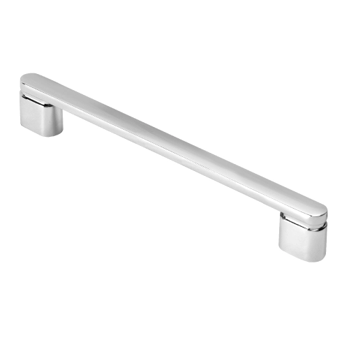 Puxador para Móvel Alça Sobrepor 160 mm Zamac (Memphis Cromado) Produto Puxador para Móvel Alça Sobrepor 160 mm Zamac (Memphis Cromado)