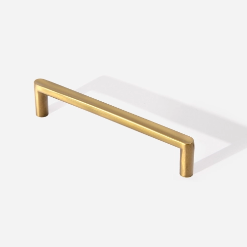Puxador para Móvel Alça Sobrepor 128 mm Zamac (Cartago Dourado Fosco) Produto Puxador para Móvel Alça Sobrepor 128 mm Zamac (Cartago Dourado Fosco)