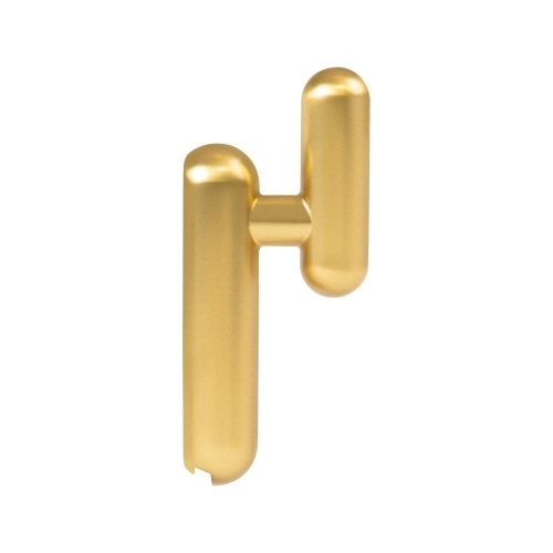 Produto Cabide com Gancho de Parede Zamac (Moema Dourado Fosco)