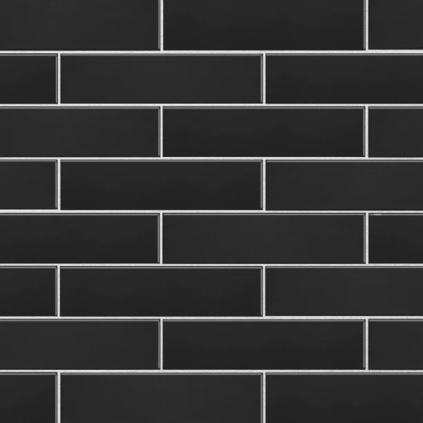 Pastilhas Cerâmicas Colors 6x24 cm (Black Mate) Produto Pastilhas Cerâmicas Colors 6x24 cm (Black Mate)