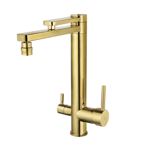 Torneira Monocomando Girat&oacute;ria de Filtro (Ibiza Dourada)