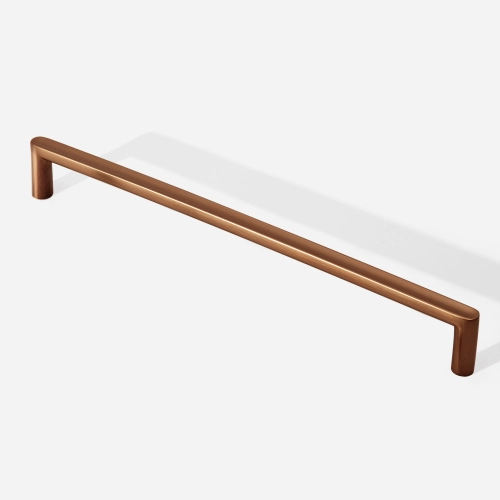 Puxador para Móvel Alça Sobrepor 224 mm Zamac (Cartago Rosé Gold Fosco) Produto Puxador para Móvel Alça Sobrepor 224 mm Zamac (Cartago Rosé Gold Fosco)