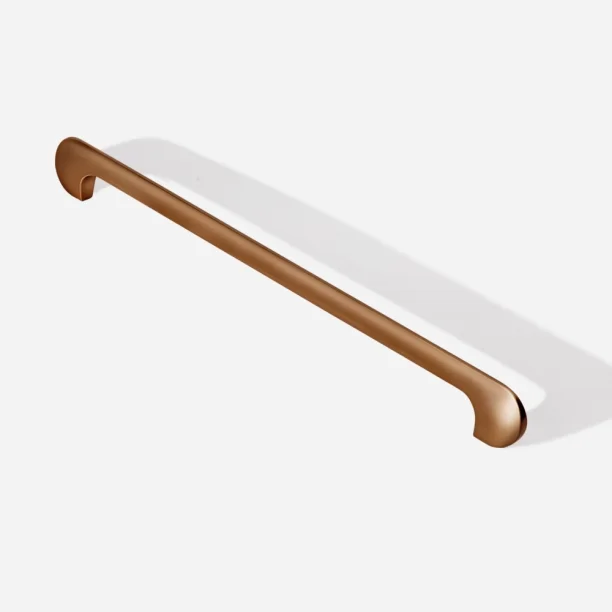 Puxador para Móvel Alça Sobrepor 256 mm Zamac (Pompeia Rosé Gold Fosco) Produto Puxador para Móvel Alça Sobrepor 256 mm Zamac (Pompeia Rosé Gold Fosco)
