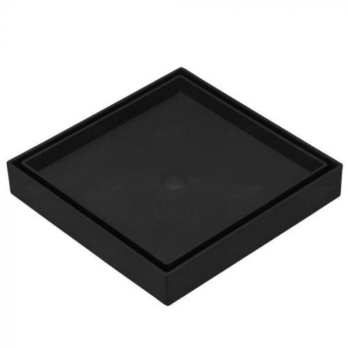 Ralo Oculto Invisível com Encaixe Universal (Preto) | Bela Metais