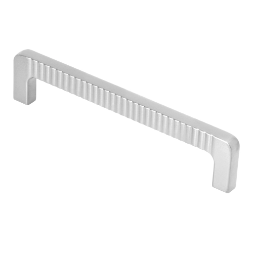 Puxador para Móvel Alça Sobrepor 128 mm Zamac (Petra Escovado) Produto Puxador para Móvel Alça Sobrepor 128 mm Zamac (Petra Escovado)