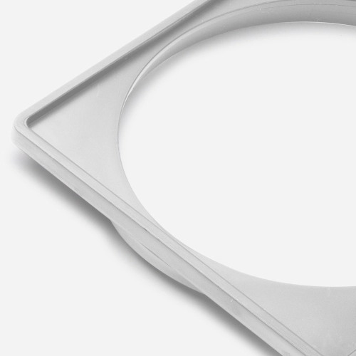 Conjunto Ralo e Porta Grelha 10x10 cm (Branco) Produto Conjunto Ralo e Porta Grelha 10x10 cm (Branco)