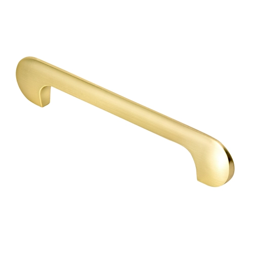 Produto Puxador para Móvel Alça Sobrepor 128 mm Zamac (Pompeia Ouro Fosco)