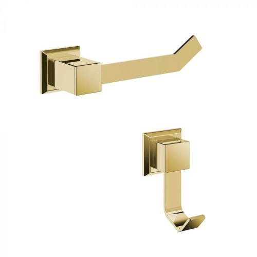Kit de Acessórios para Lavabo (Ducon Dourado) Produto Kit de Acessórios para Lavabo (Ducon Dourado)