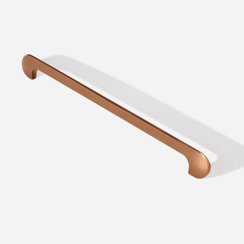 Puxador para Móvel Alça Sobrepor 256 mm Zamac (Pompeia Rosé Gold) Produto Puxador para Móvel Alça Sobrepor 256 mm Zamac (Pompeia Rosé Gold)