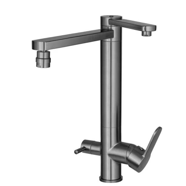 Produto Torneira Monocomando Giratória de Filtro (Ibiza Grafite Fosca) - Outlet