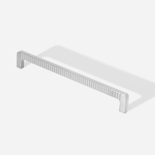 Puxador para Móvel Alça Sobrepor 192 mm Zamac (Petra Escovado) Produto Puxador para Móvel Alça Sobrepor 192 mm Zamac (Petra Escovado)