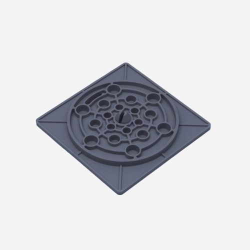 Produto Ralo Seco Sifonado com Fecho 10x10 cm (Cinza)