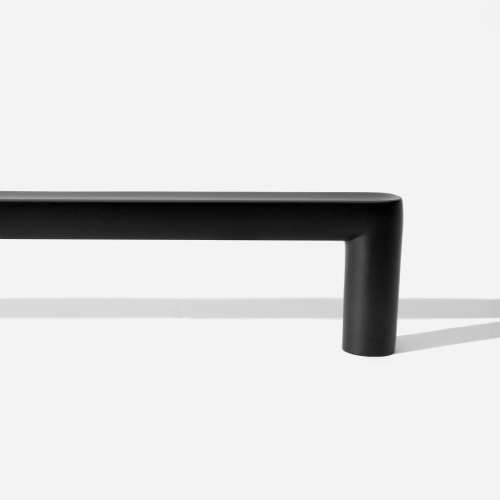 Puxador para Móvel Alça Sobrepor 224 mm Zamac (Cartago Preto Fosco) Produto Puxador para Móvel Alça Sobrepor 224 mm Zamac (Cartago Preto Fosco)