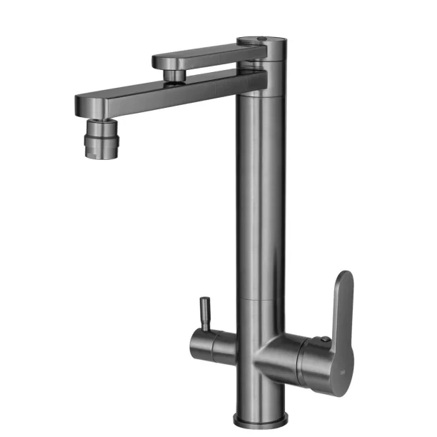 Produto Torneira Monocomando Giratória de Filtro (Ibiza Grafite Fosca) - Outlet