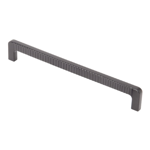 Produto Puxador para Móvel Alça Sobrepor 192 mm Zamac (Petra Grafite Fosco) - Outlet